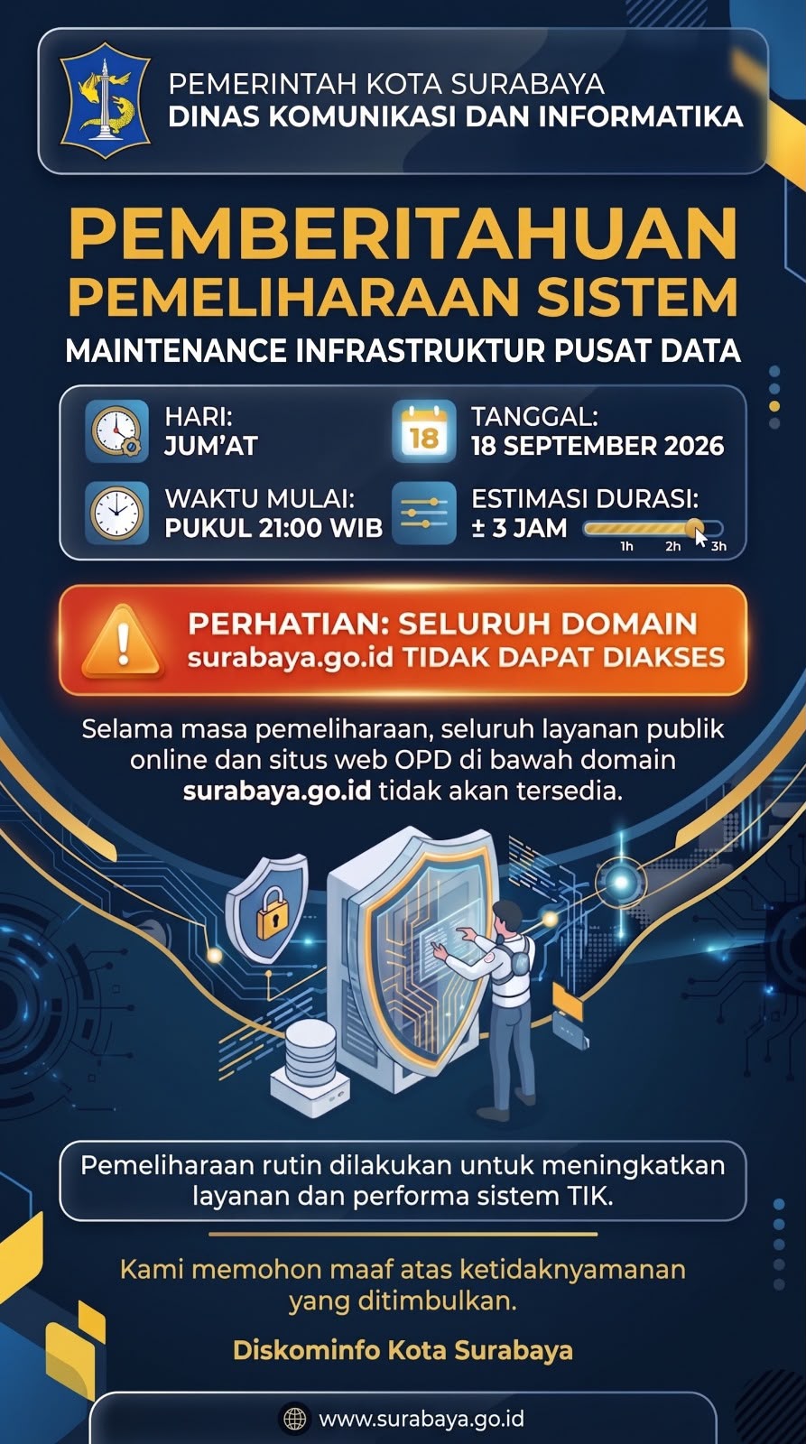 Pengumuman aplikasi